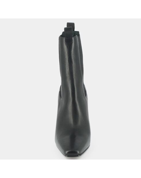 Chelsea boots en Cuir Dulle noires - Talon 9 cm